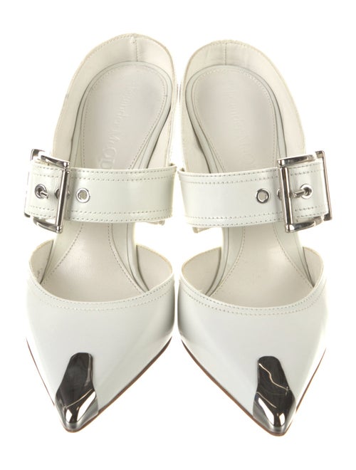 Alexander McQueen Leather Slingback Pumps