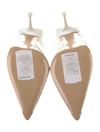 Alexander McQueen Leather Slingback Pumps