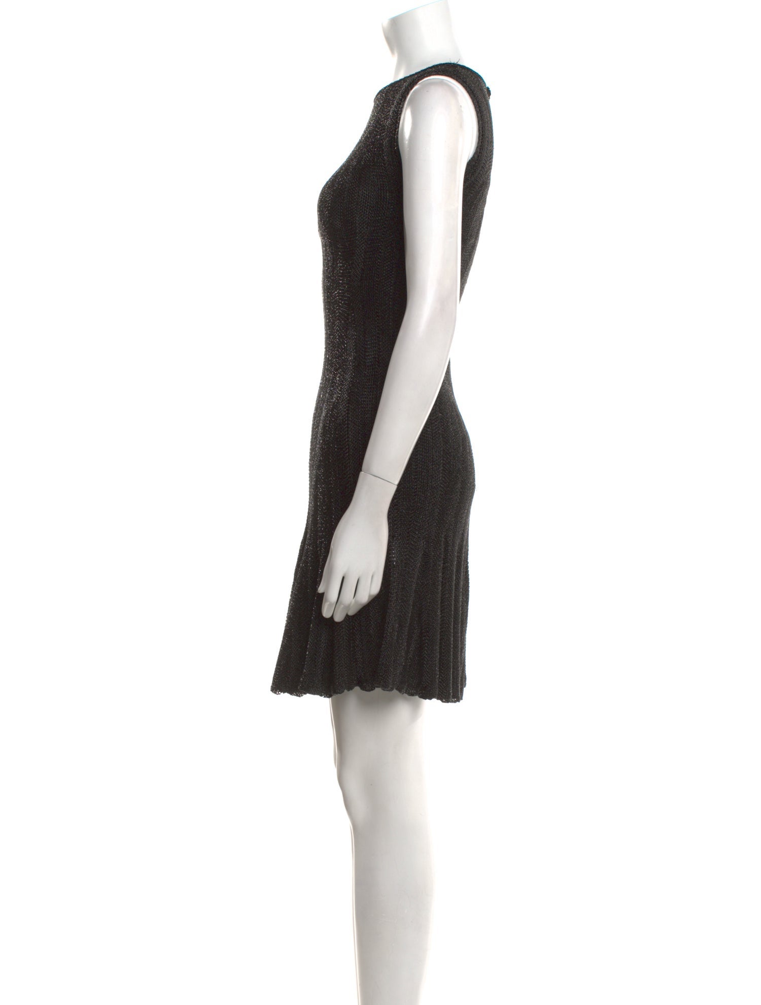 Alexander McQueen Crew Neck Knee-Length Dress