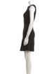 Alexander McQueen Crew Neck Knee-Length Dress