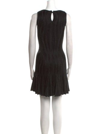 Alexander McQueen Crew Neck Knee-Length Dress