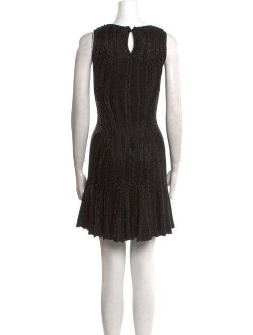 Alexander McQueen Crew Neck Knee-Length Dress