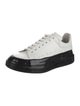 Alexander McQueen Leather Colorblock Pattern Athletic Sneakers