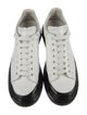 Alexander McQueen Leather Colorblock Pattern Athletic Sneakers