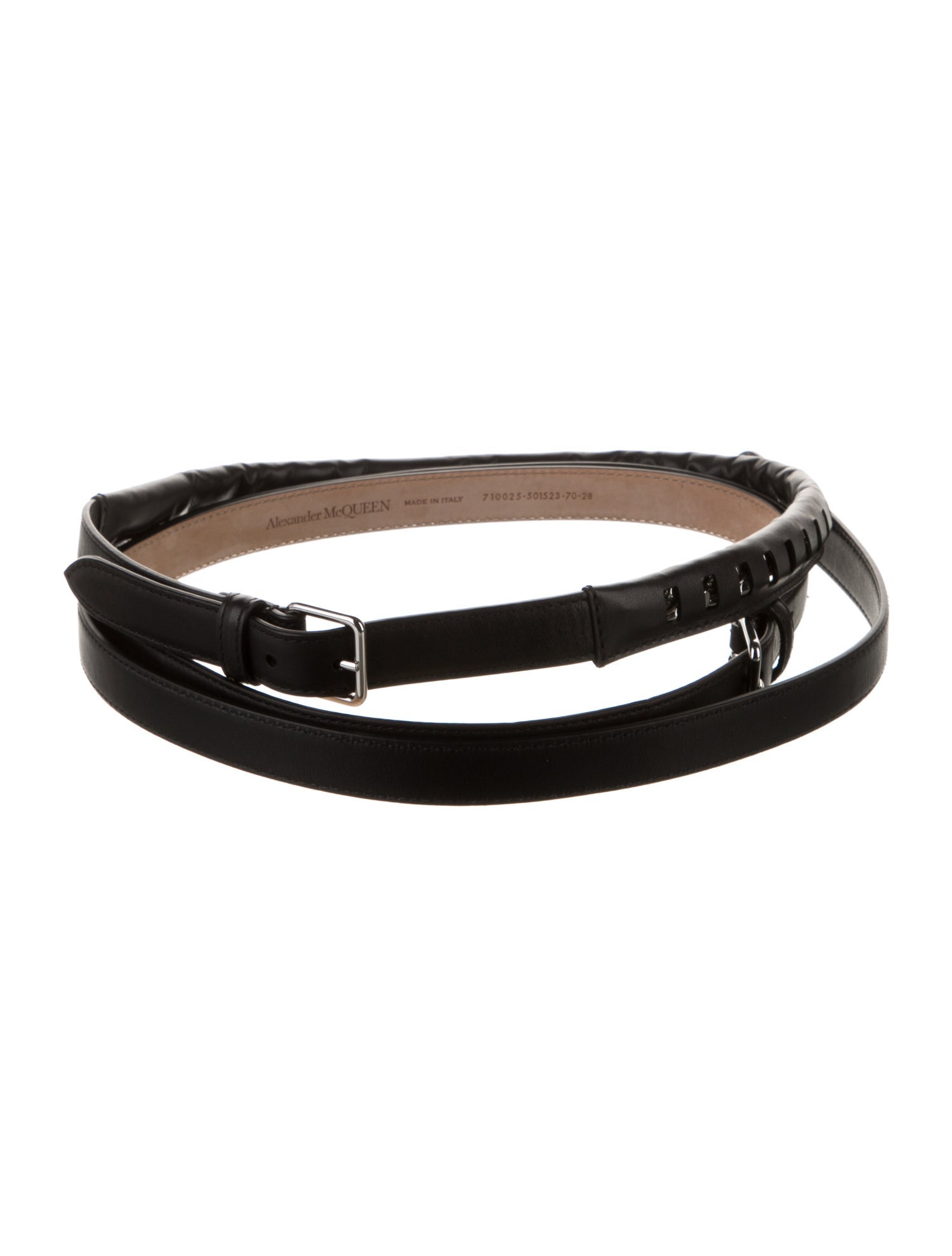 Alexander McQueen Leather Waist Belt