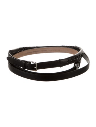 Alexander McQueen Leather Waist Belt