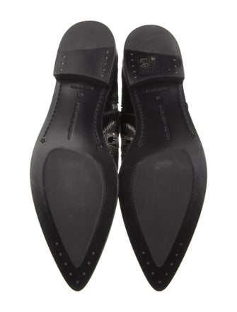 Alexander McQueen Velvet Boots