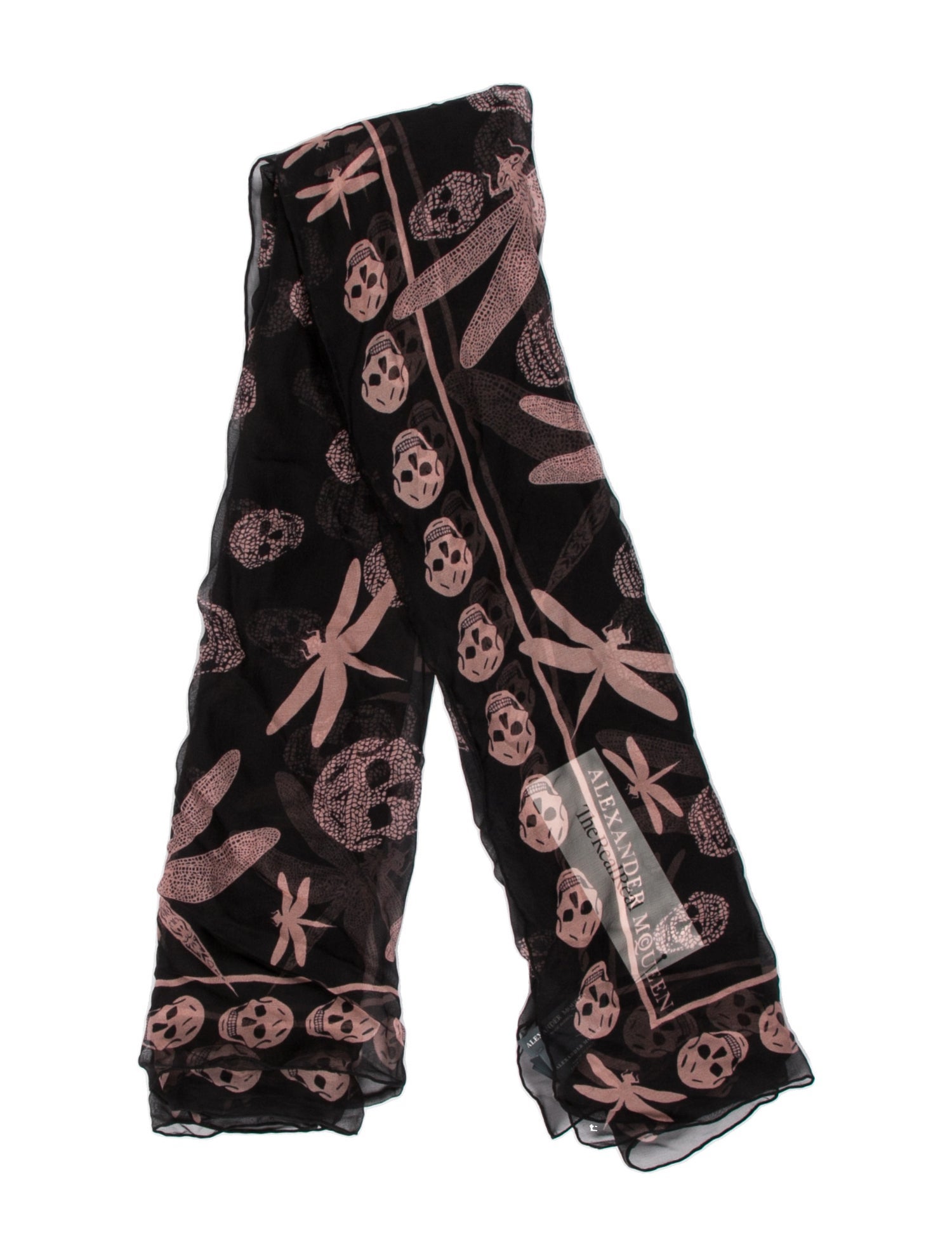 Alexander McQueen Silk Skull Scarf