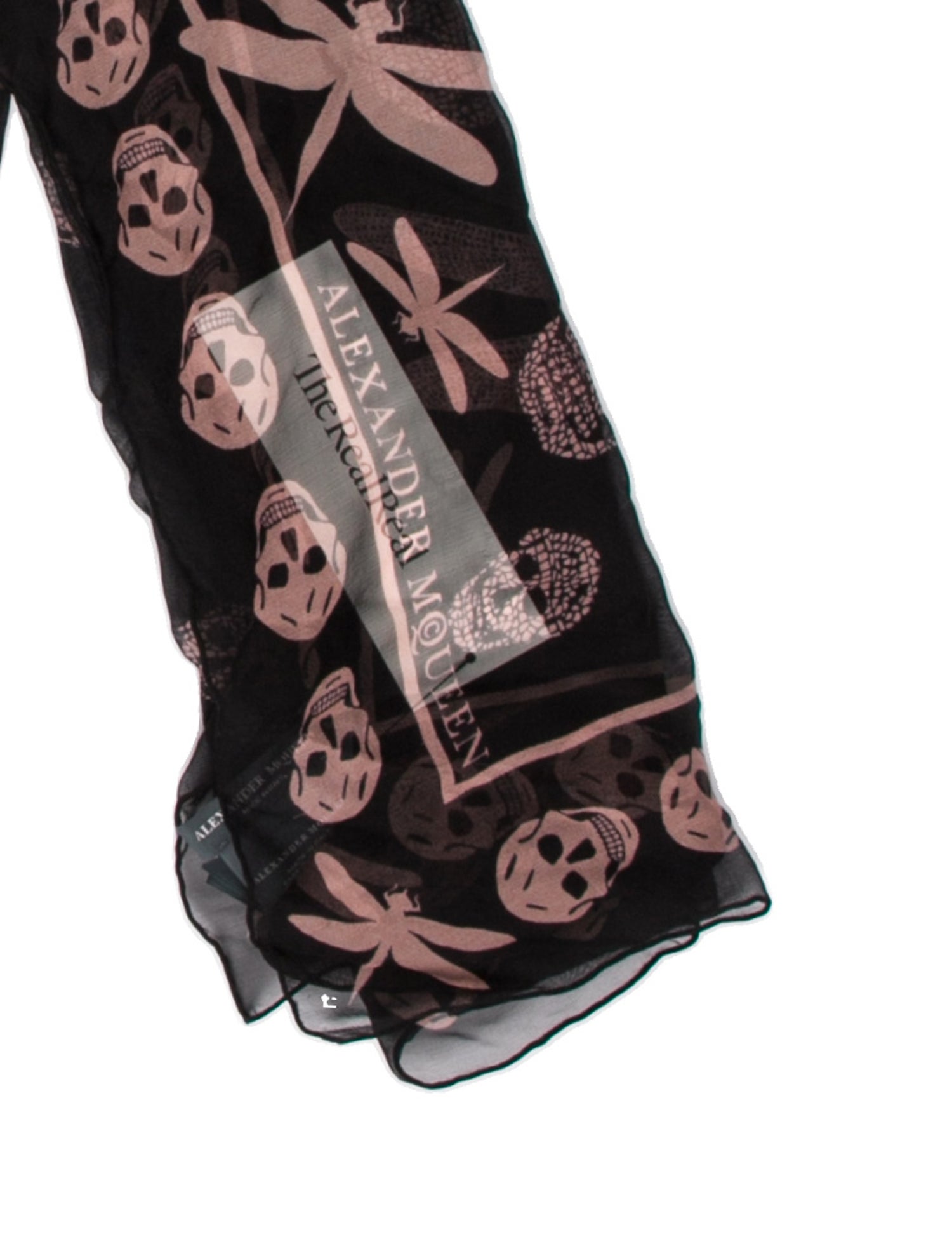 Alexander McQueen Silk Skull Scarf