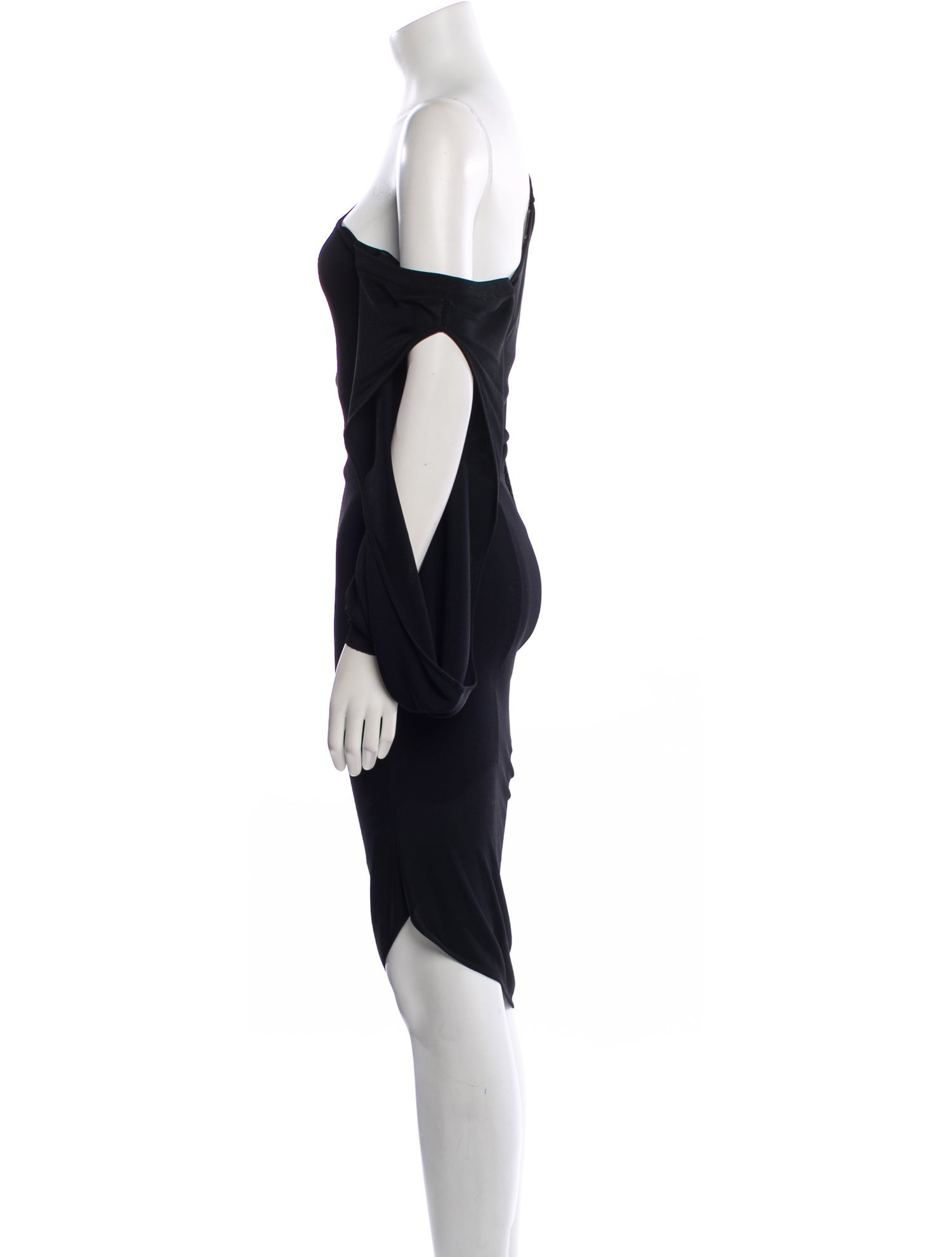 Alexander McQueen One-Shoulder Long Dress