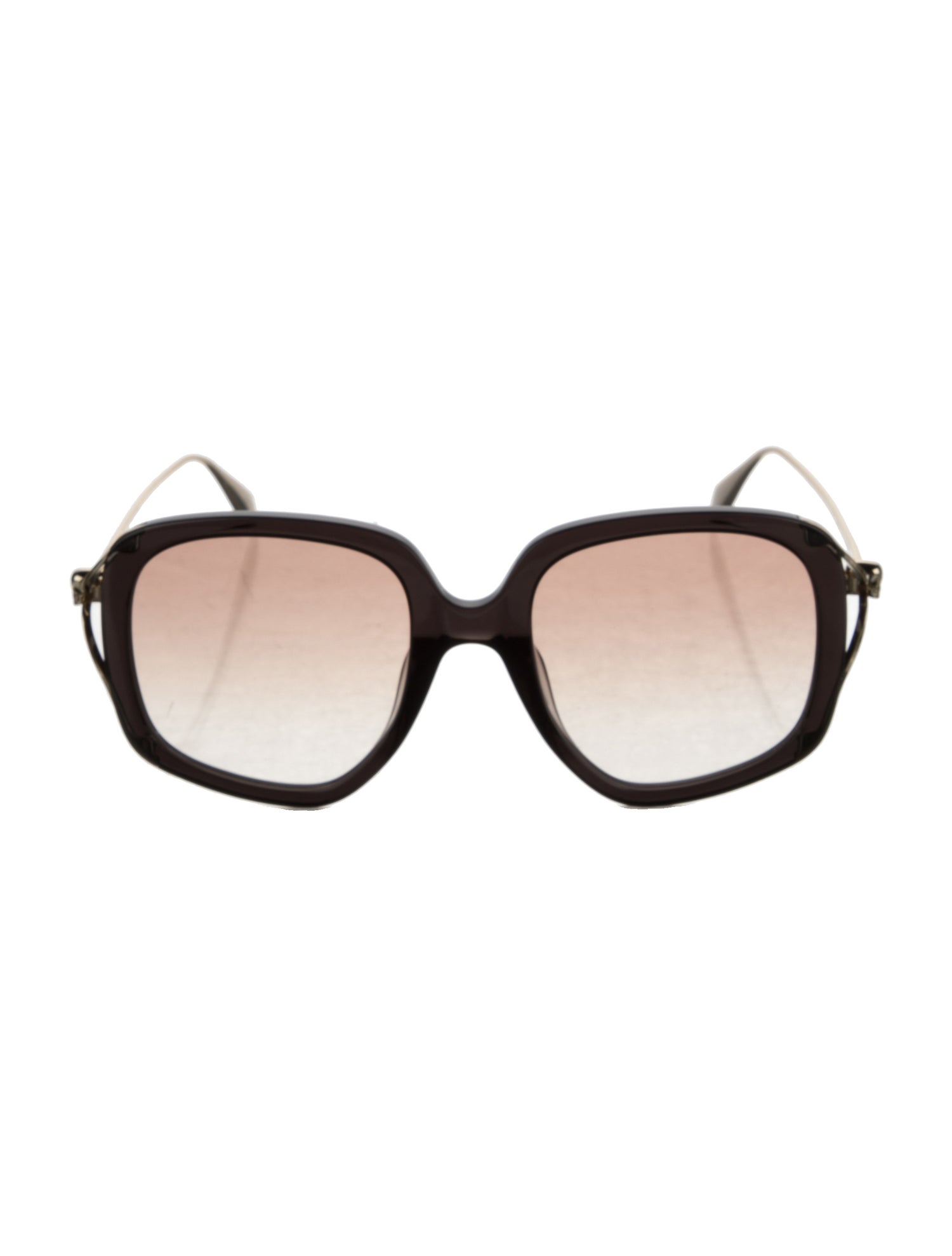 Alexander McQueen Oversize Gradient Sunglasses