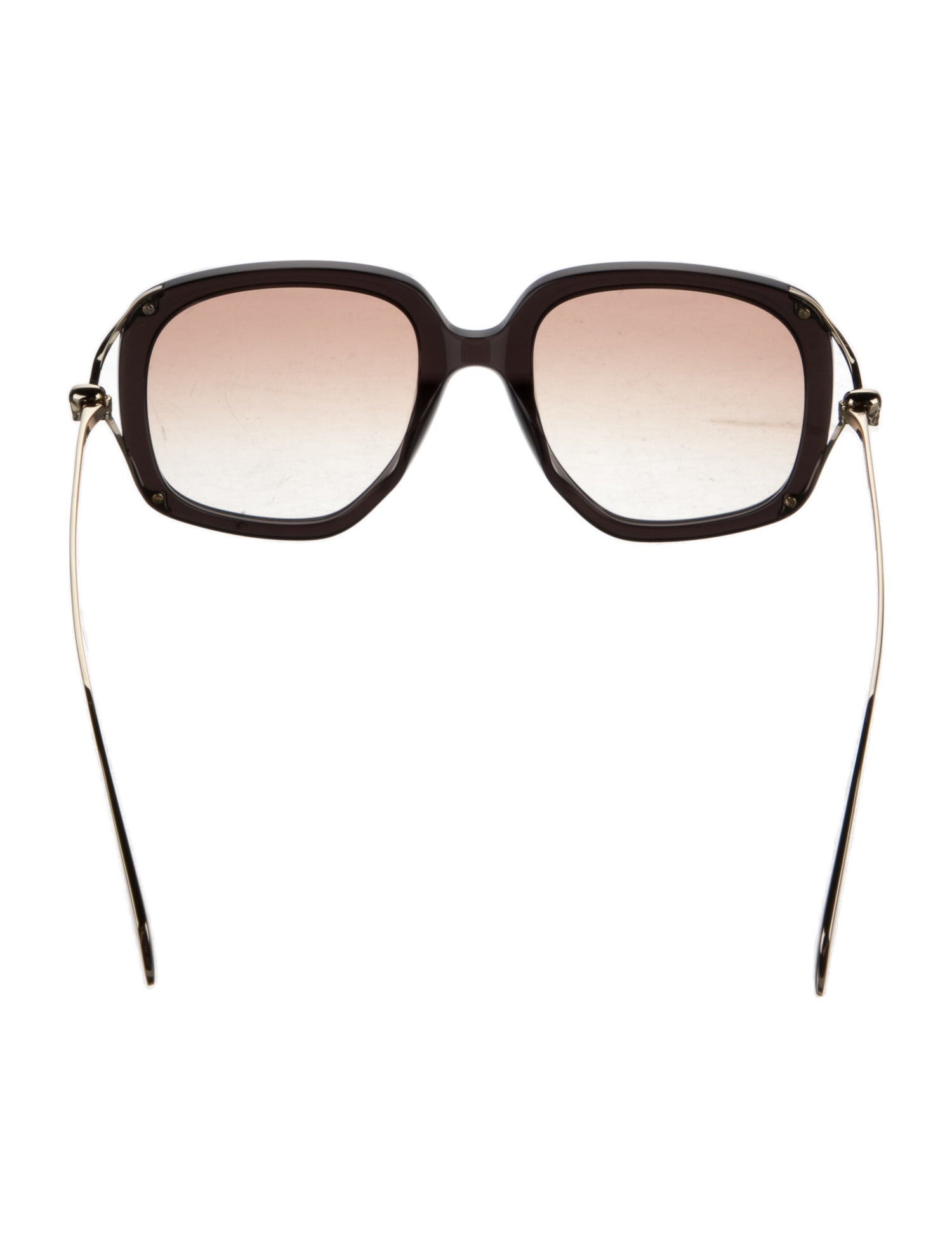 Alexander McQueen Oversize Gradient Sunglasses
