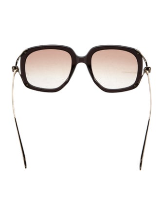 Alexander McQueen Oversize Gradient Sunglasses