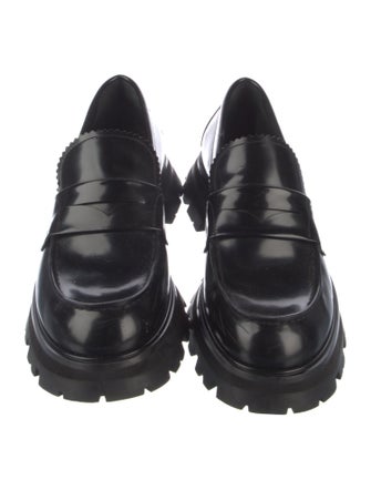 Alexander McQueen Leather Loafers