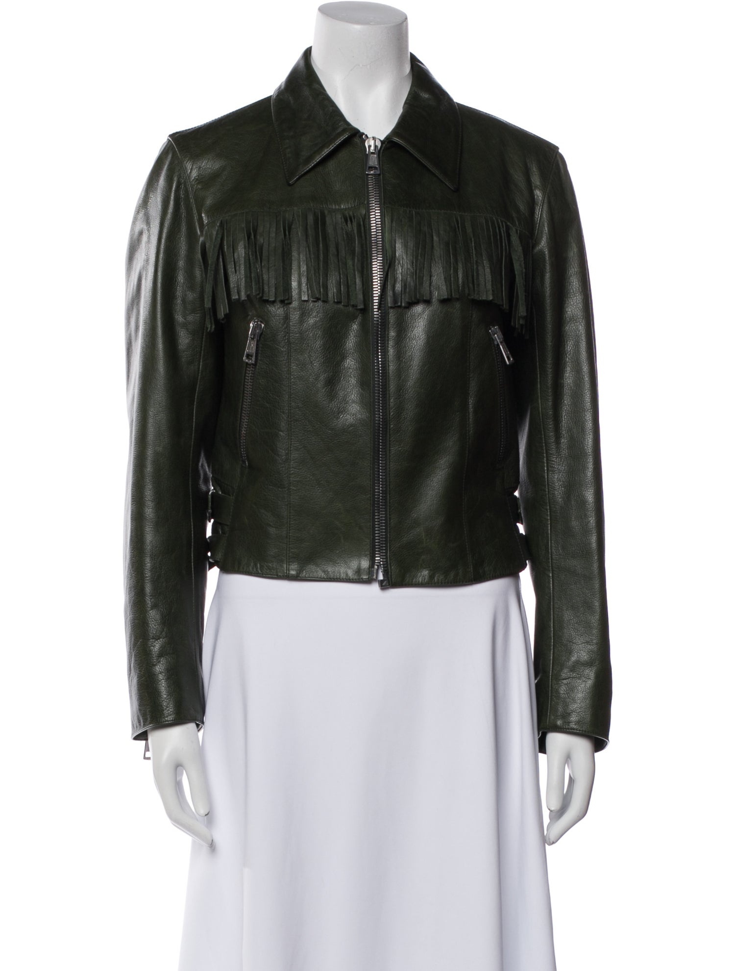 Alexander McQueen Leather Biker Jacket
