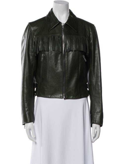 Alexander McQueen Leather Biker Jacket