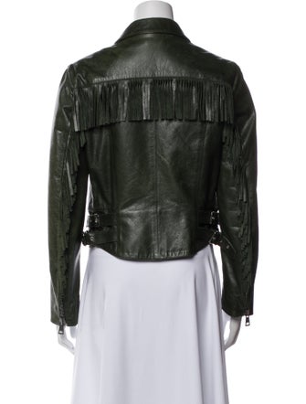Alexander McQueen Leather Biker Jacket