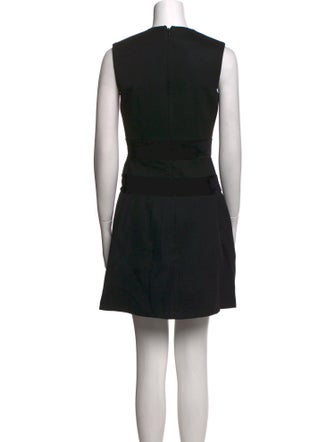 Alexander McQueen Virgin Wool Mini Dress