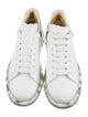 Alexander McQueen Leather Animal Print Sneakers