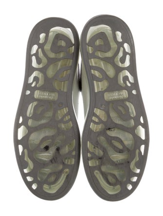 Alexander McQueen Leather Animal Print Sneakers