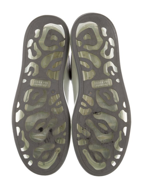 Alexander McQueen Leather Animal Print Sneakers
