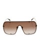 Alexander McQueen Shield Gradient Sunglasses