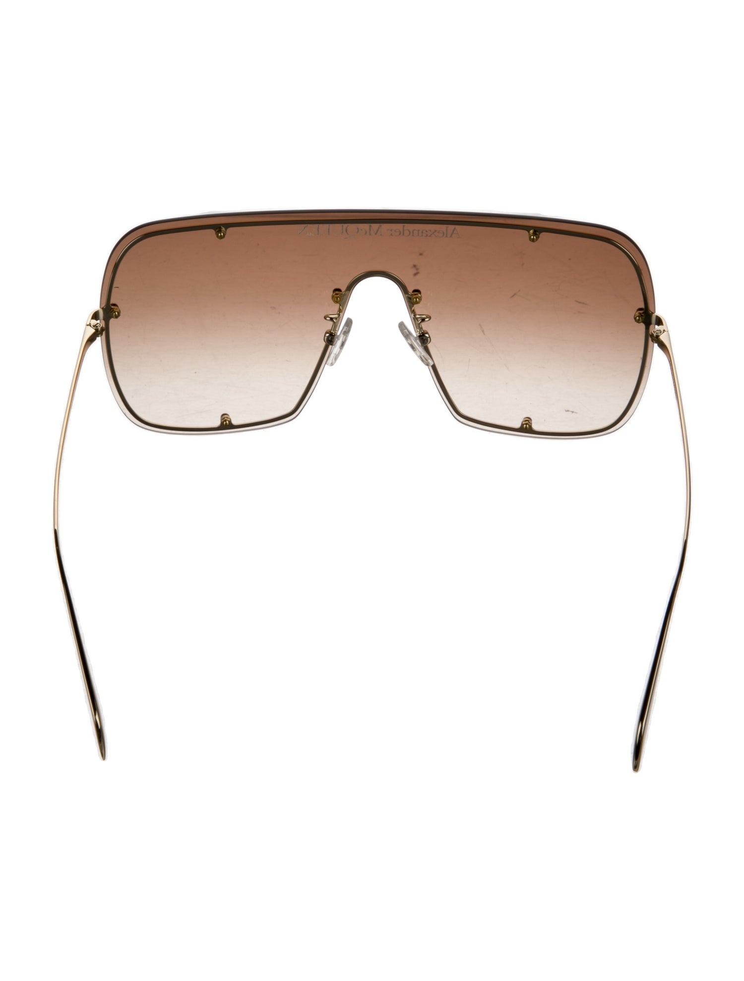 Alexander McQueen Shield Gradient Sunglasses