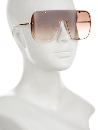 Alexander McQueen Shield Gradient Sunglasses
