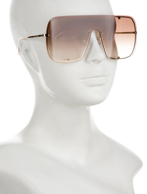 Alexander McQueen Shield Gradient Sunglasses
