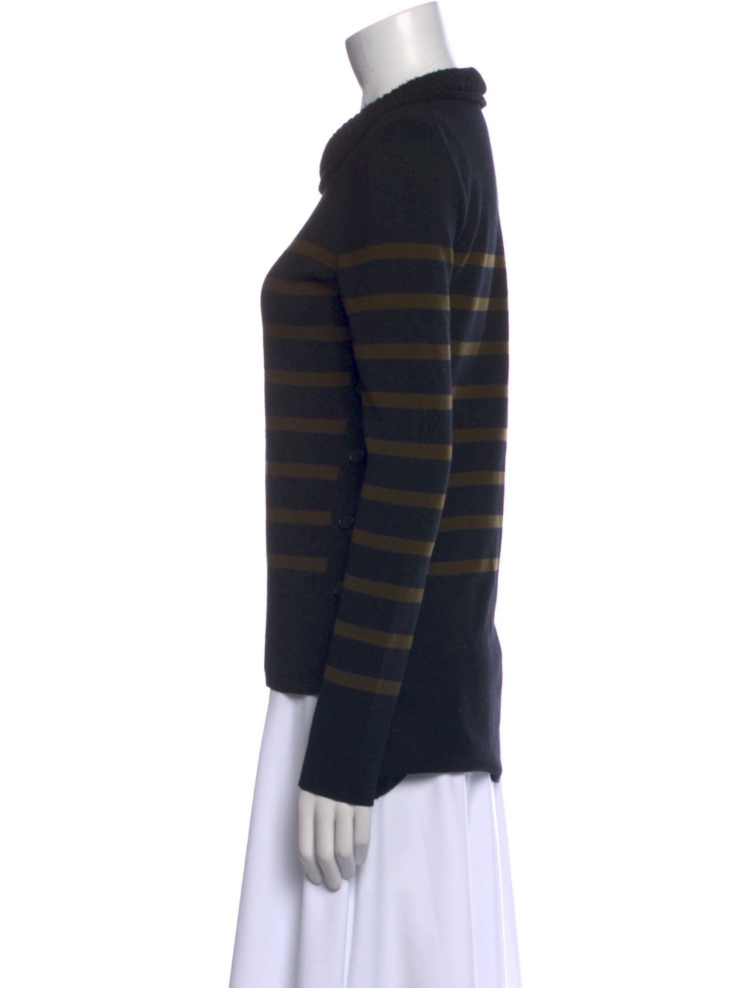 Alexander McQueen Wool Striped Sweater