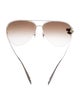 Alexander McQueen Aviator Gradient Sunglasses