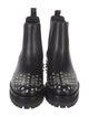 Alexander McQueen Leather Studded Accents Chelsea Boots