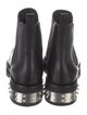 Alexander McQueen Leather Studded Accents Chelsea Boots
