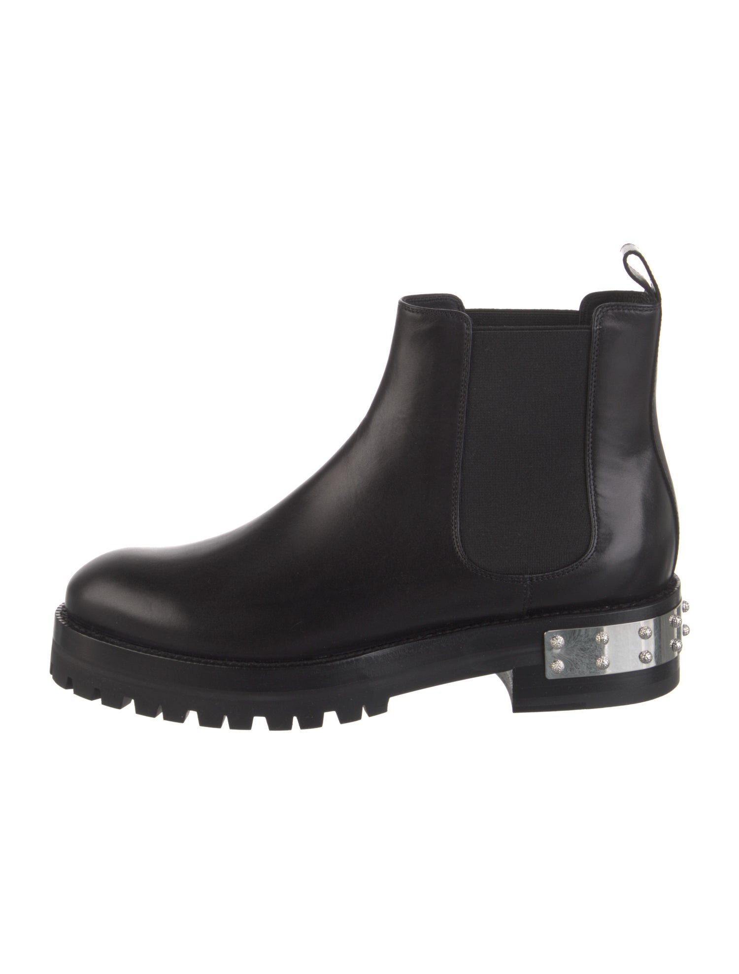 Alexander McQueen Leather Chelsea Boots