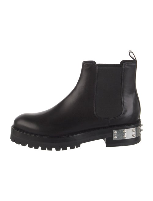 Alexander McQueen Leather Chelsea Boots