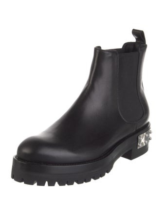 Alexander McQueen Leather Chelsea Boots