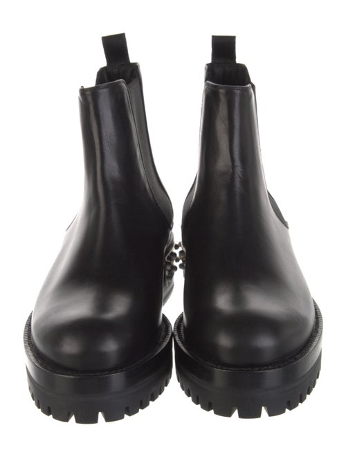 Alexander McQueen Leather Chelsea Boots