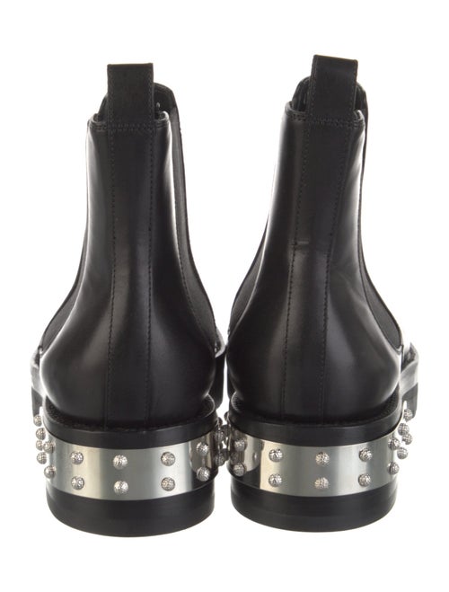 Alexander McQueen Leather Chelsea Boots