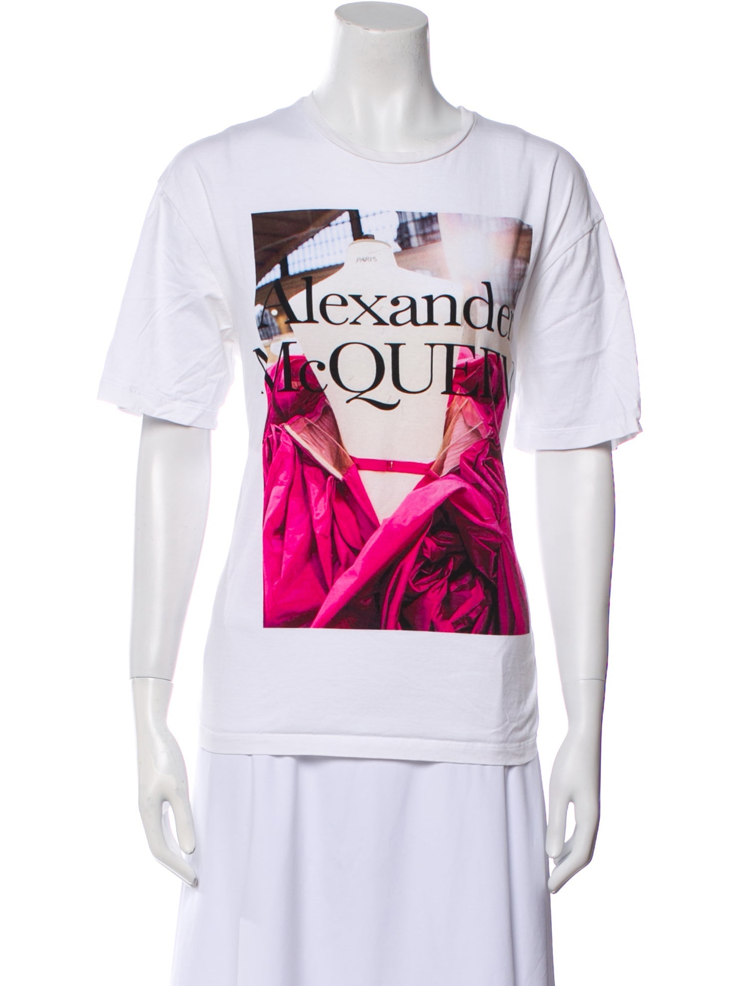 Alexander McQueen Graphic Print Crew Neck T-Shirt