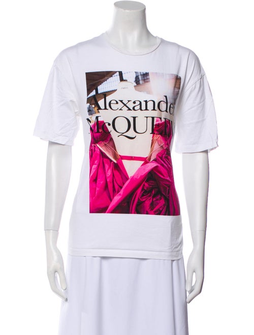 Alexander McQueen Graphic Print Crew Neck T-Shirt