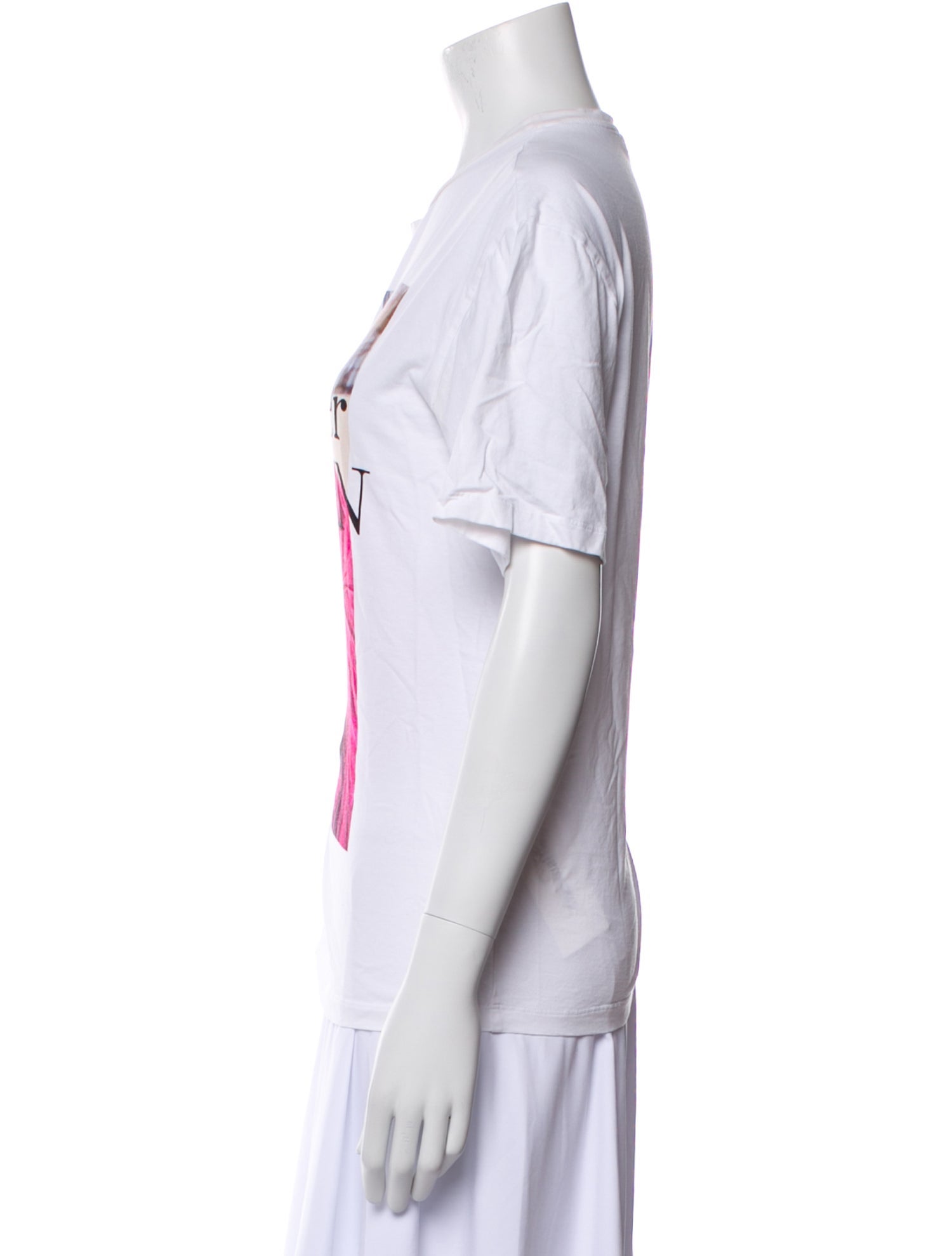 Alexander McQueen Graphic Print Crew Neck T-Shirt