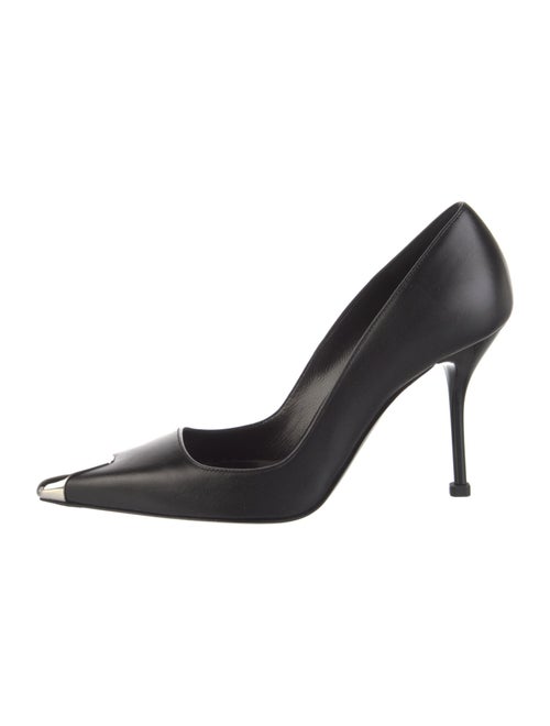 Alexander McQueen Spike Accents Leather Pumps