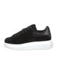 Alexander McQueen Velvet Leather Trim Embellishment Sneakers