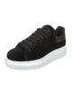 Alexander McQueen Velvet Leather Trim Embellishment Sneakers