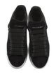 Alexander McQueen Velvet Leather Trim Embellishment Sneakers