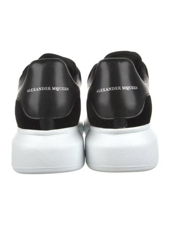 Alexander McQueen Velvet Leather Trim Embellishment Sneakers