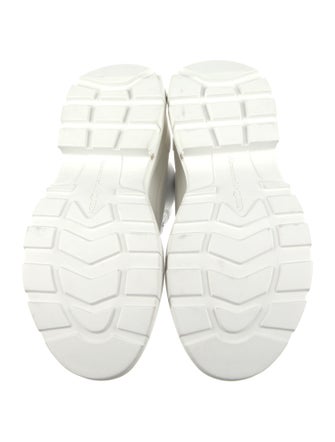 Alexander McQueen Leather Animal Print Combat Boots