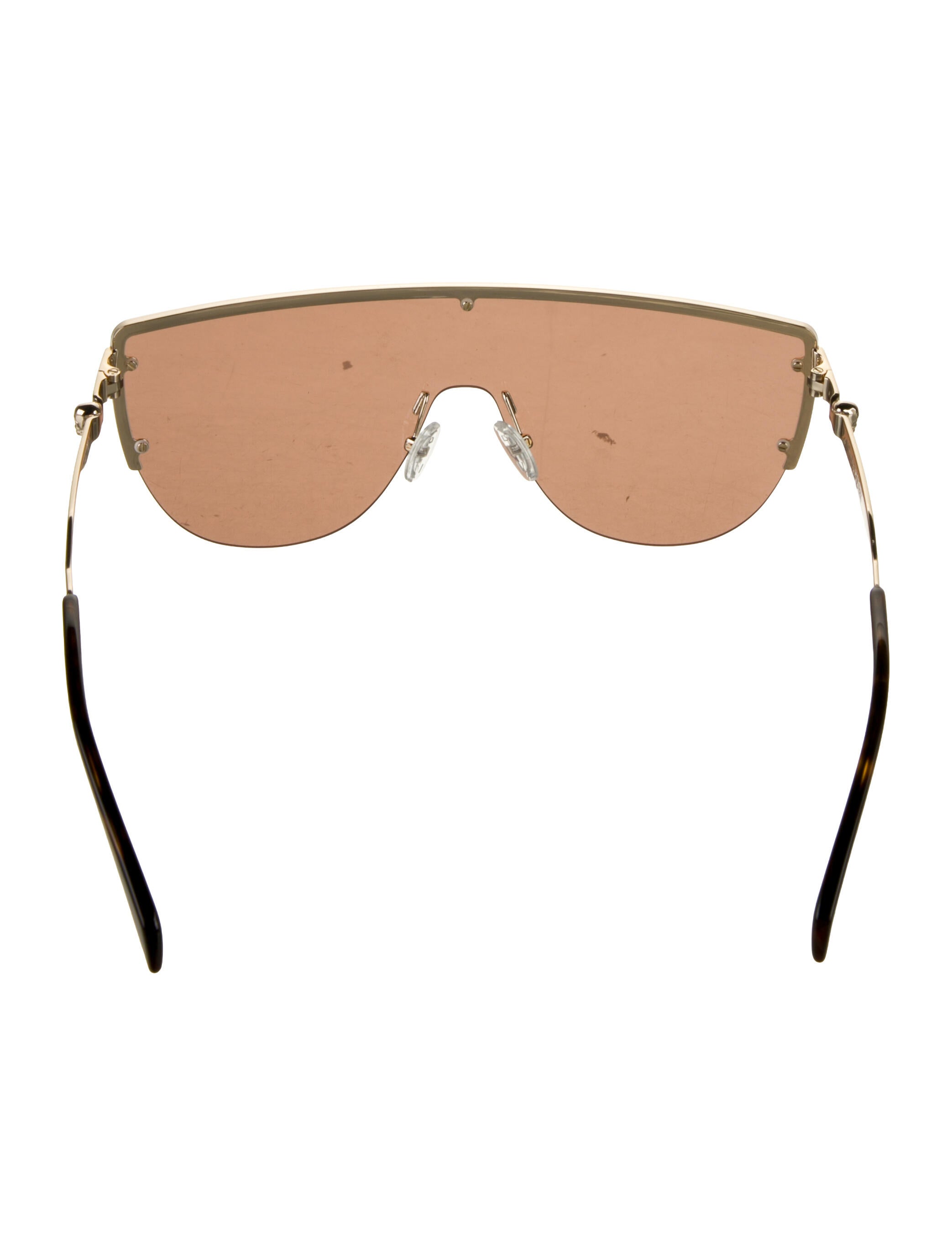 Alexander McQueen Shield Tinted Sunglasses