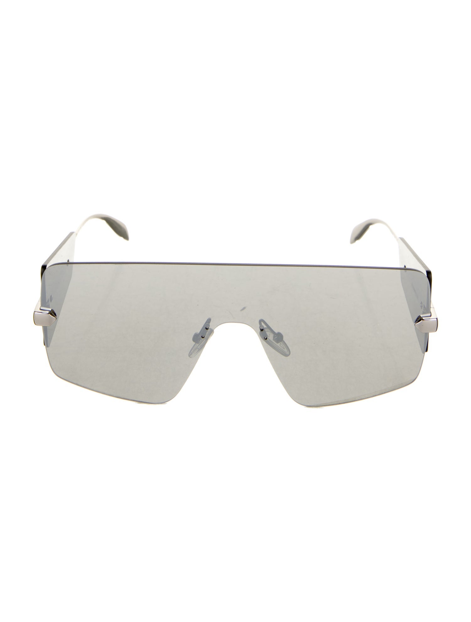 Alexander McQueen Shield Mirrored Sunglasses
