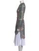 Alexander McQueen Silk Floral Print Tunic